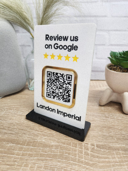 Mini QR Acrylic Sign