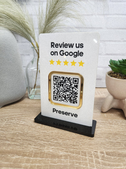 Mini QR Acrylic Sign