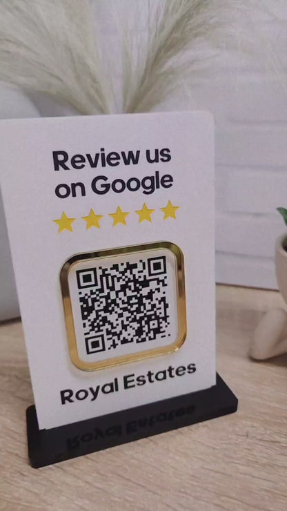 Mini QR Acrylic Sign
